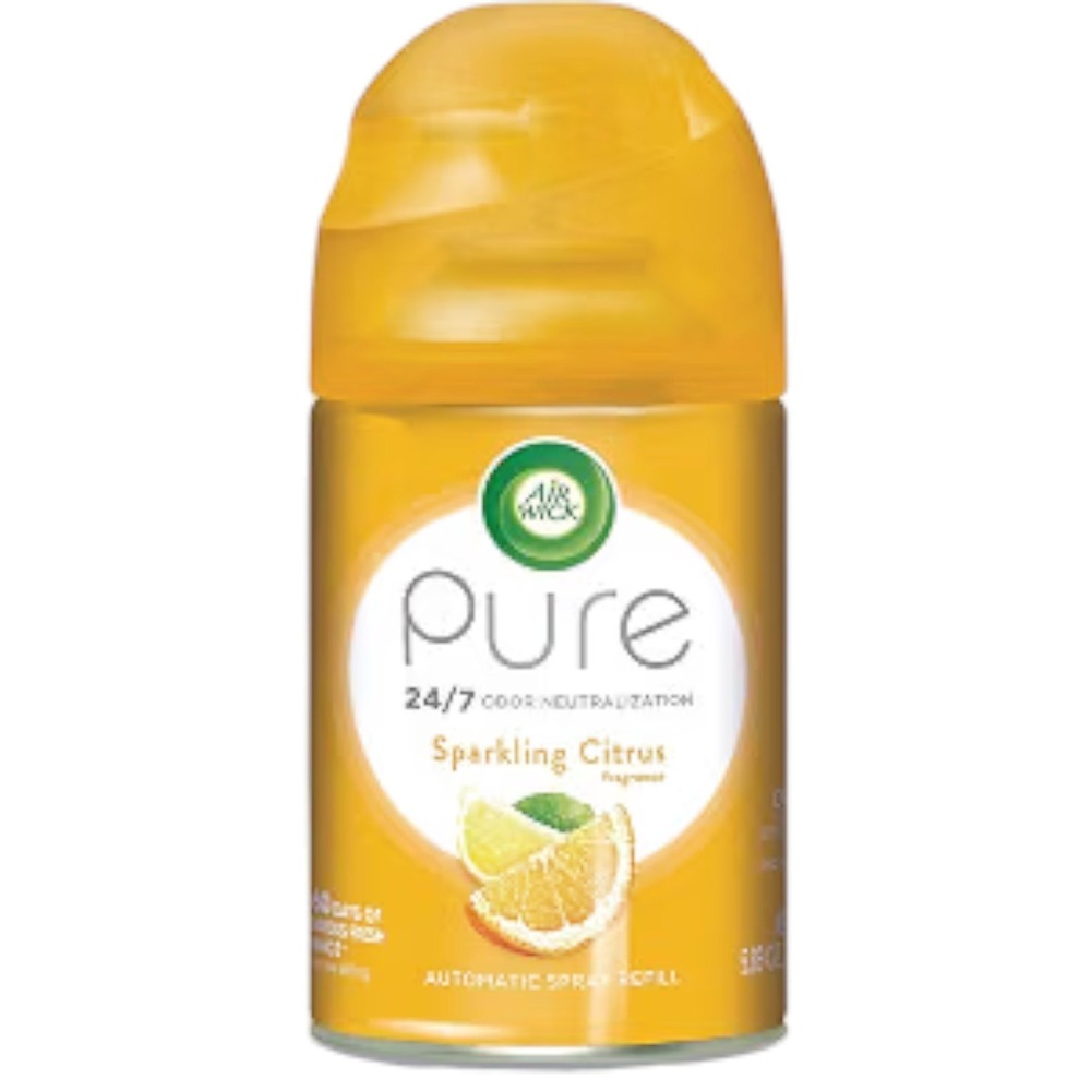 Air Wick Automatic Spray Refill Unisex 5.89oz Orange Sparkling Citrus Pure 24/7